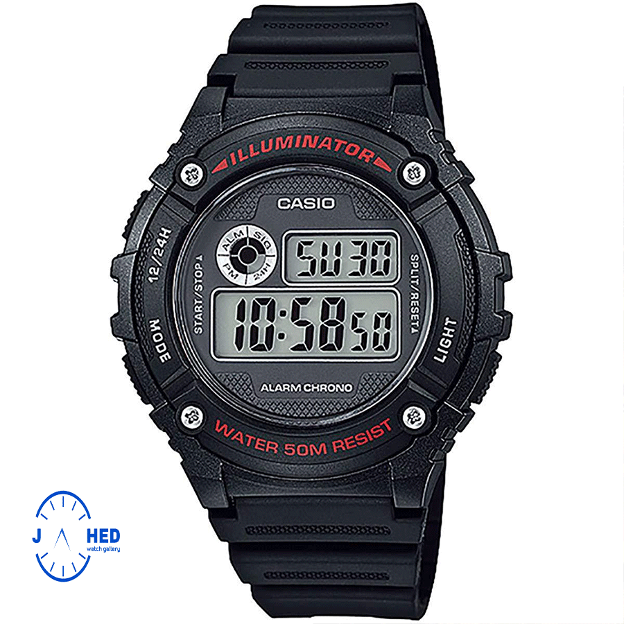 ساعت مچی کاسیو مدل CASIO W-216H-1A