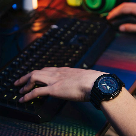ساعت مچی کاسیو مدل CASIO GA-2100RGB-1A