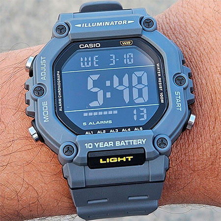 ساعت مچی کاسیو مدل CASIO AE-1600H-8B