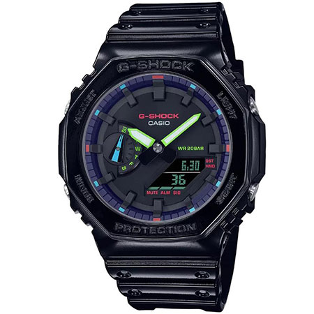 ساعت مچی کاسیو مدل CASIO GA-2100RGB-1A